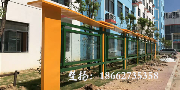 無錫的學校宣傳欄安裝圖