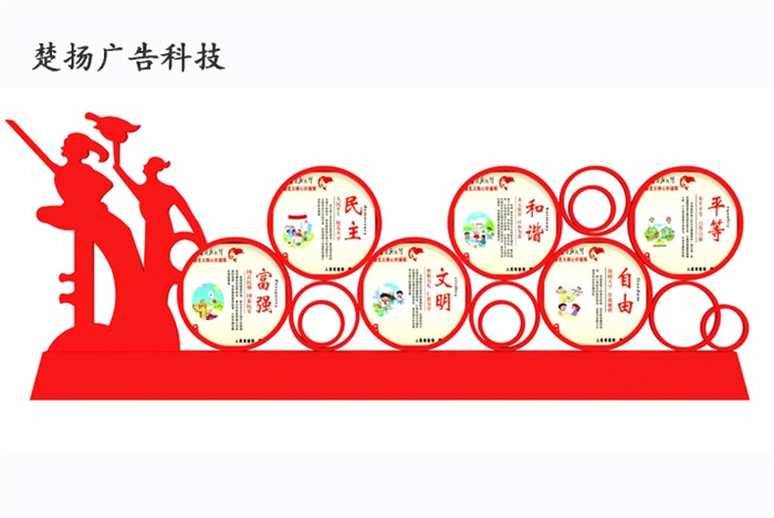 創(chuàng)文明宣傳牌3