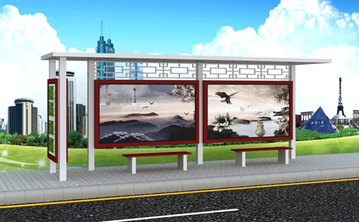 仿古候車亭CY-010