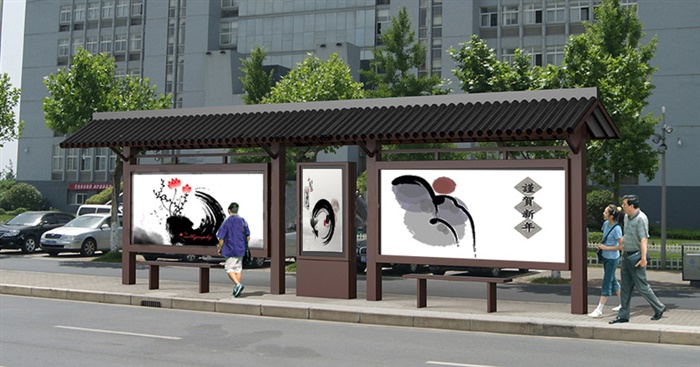 仿古候車亭CY-021